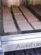 AgriEuro Medius Plus 100 EXT - Holzbackofen f&uuml;r drau&szlig;en aus Stahl - L&uuml;ftungssystem - mit rotem Dach