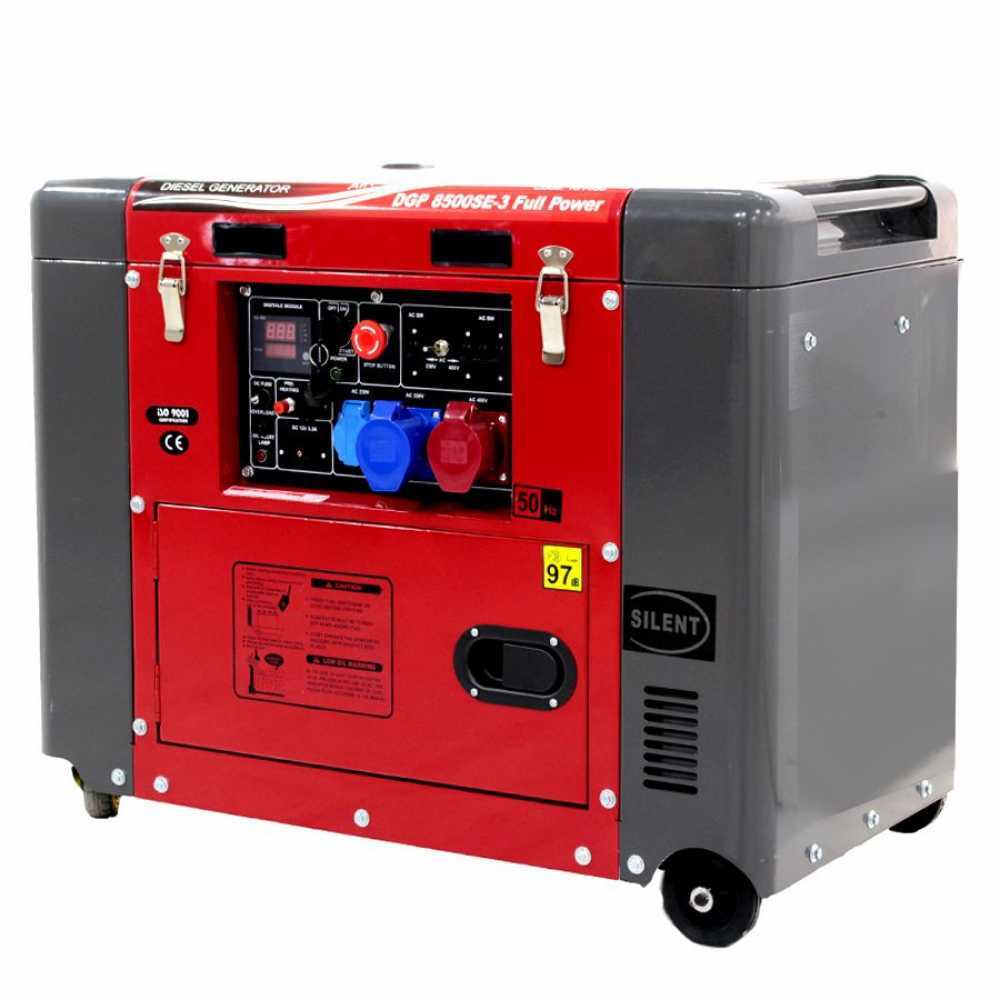 Notstromaggregat Diesel Stromerzeuger 7220/8500 W 30 L 240/400 V