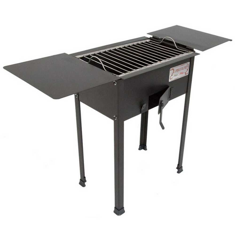 Cruccolini BA23 Holzkohlegrill – Partygrill Mit 2 Gittern, Rädern & Saftrückgewinnung