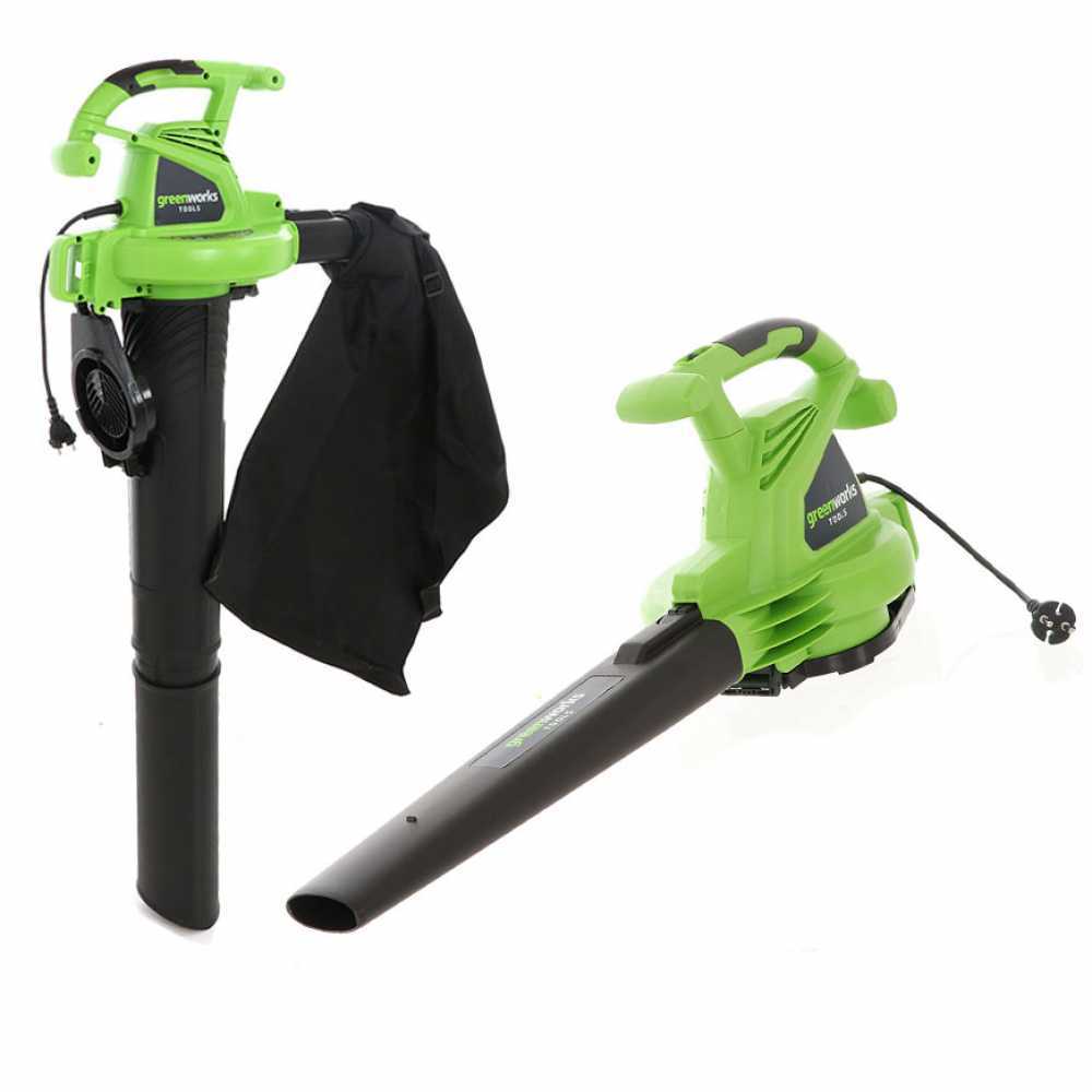 Laubbläser und Laubsauger Greenworks GBV2800 im Angebot Agrieuro