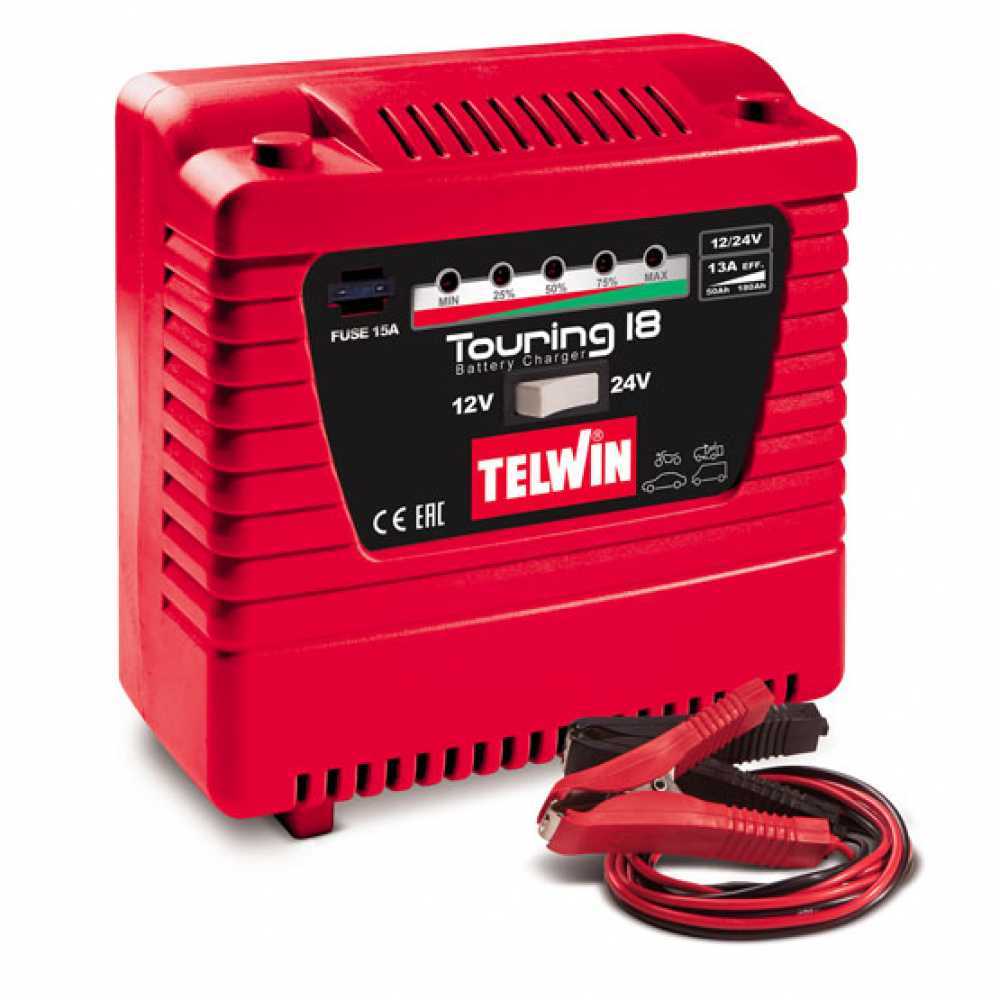 Telwin Touring 18 - Akku Ladegerät 12/24V im Angebot | Agrieuro | Autobatterie-Ladegeräte