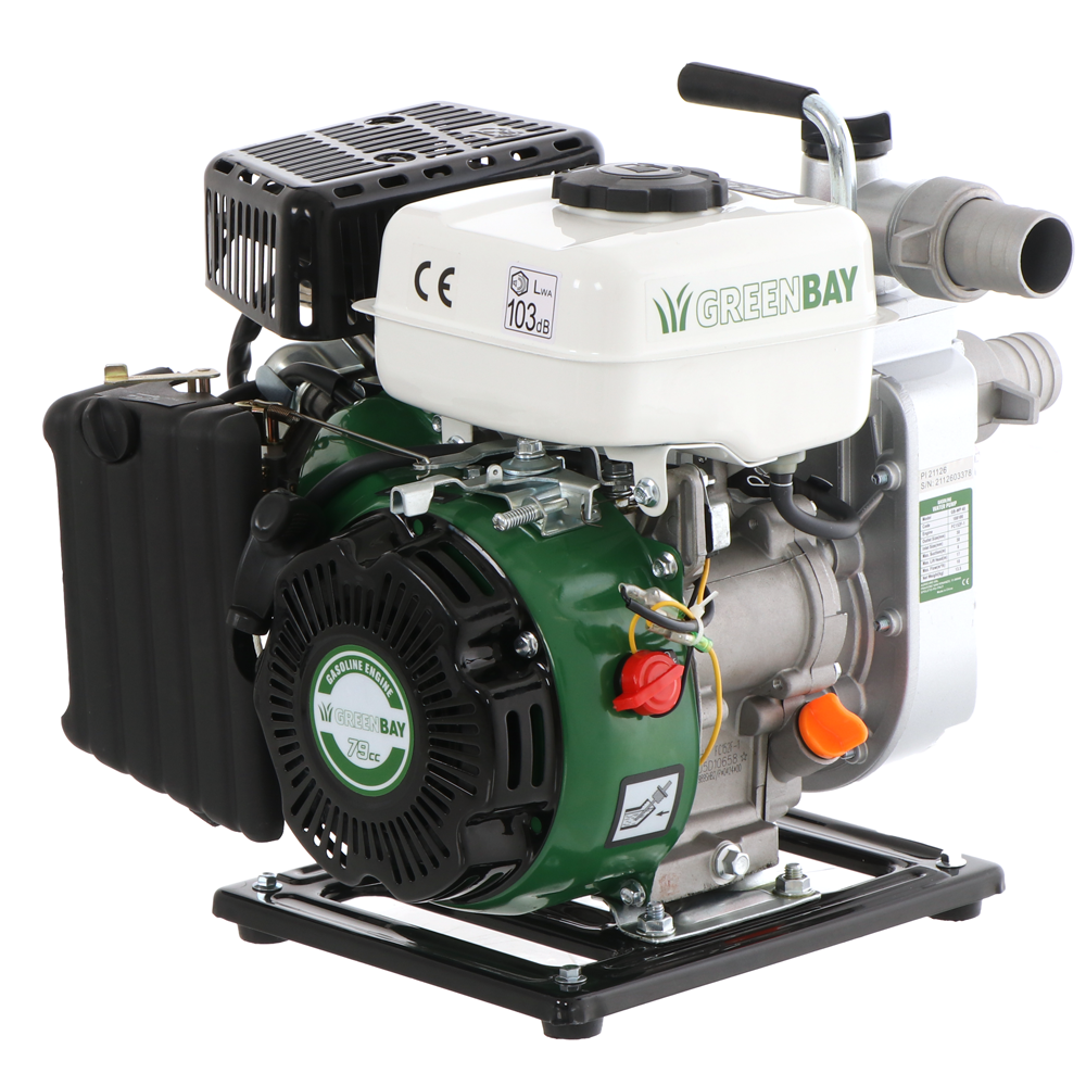 43cc 2-Takt Benzin-Wasserpumpe – 1250W, 1 Zoll An Produktbild-Vorschau 4