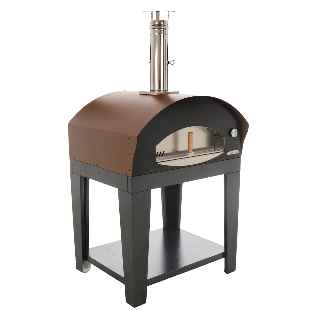 Holzbackofen für den Außenbereich Rossofuoco Benni - braun im Angebot ...
