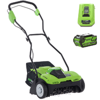 Greenworks G40DT35 Akku Vertikutierer im Angebot Agrieuro