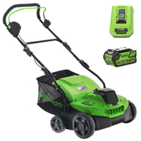 Greenworks GD40SC38II Akku Vertikutierer im Angebot Agrieuro