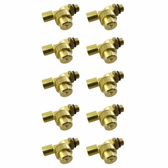 Kit 10 Teile &ndash; Tropfstopp-Ventile f&uuml;r D&uuml;sen - Anschluss 1/4 MG - 1/4 GF