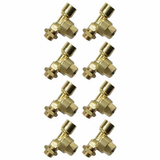 Kit 8 Teile &ndash; Tropfstopp-Ventile f&uuml;r D&uuml;sen und Spr&uuml;hger&auml;te - Anschluss 3/8 MG - 3/8 GF