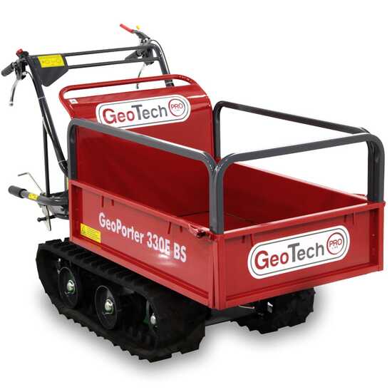 GeoTech Raupendumper GeoPorter 330E BS B&amp;S CR950 mit ausziehbaren Seitenw&auml;nden - 300 kg