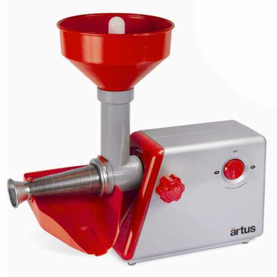 Elektrische Tomatenpresse ARTUS S25 - f&uuml;r Tomatenp&uuml;ree - Motorleistung 385 W