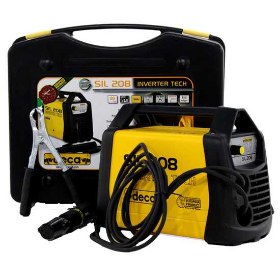 Schwei&szlig;ger&auml;t Elektrode Inverter Deca SIL 208 - 80 Amp max - 1Ph 230 Volt
