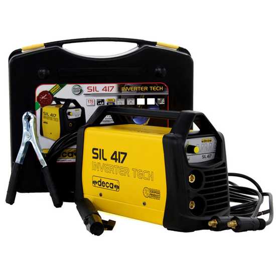 Schwei&szlig;ger&auml;t Inverter Deca SIL 417 - 170 Amp max - 230 Volt - Kit