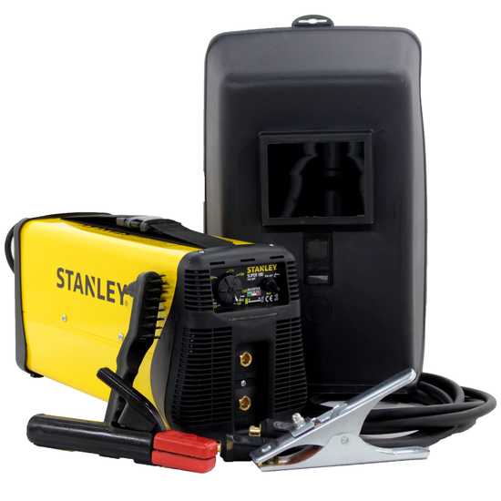 Inverter-Schwei&szlig;ger&auml;t MMA Stanley SUPER 180 TIG LIFT - 160A - 230V - 30%@160A &ndash; Handkoffer und Kit