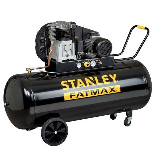 STANLEY Fatmax B 480/10/200T - 400V Kompressor mit Riemenantrieb - Motor 4 PS - 200Lt