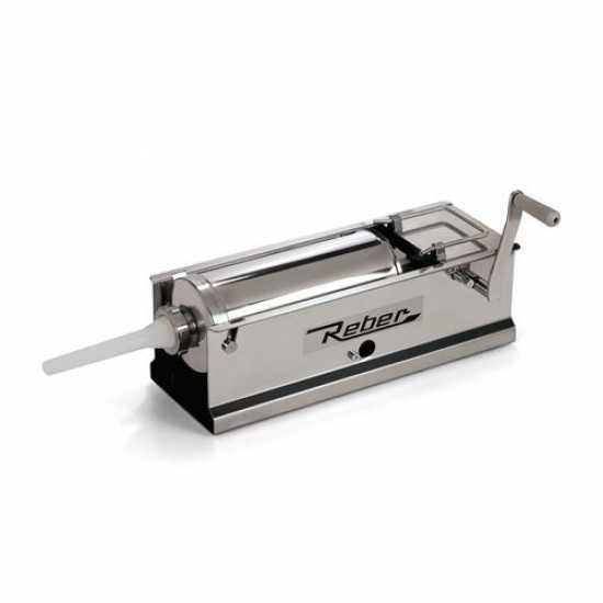 Reber 8960 N INOX - manueller Wurstf&uuml;ller 5 Kg - 2 Geschwindigkeiten