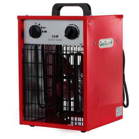 GeoTech EH 300 S - Elektroheizer mit Gebl&auml;se - 230V
