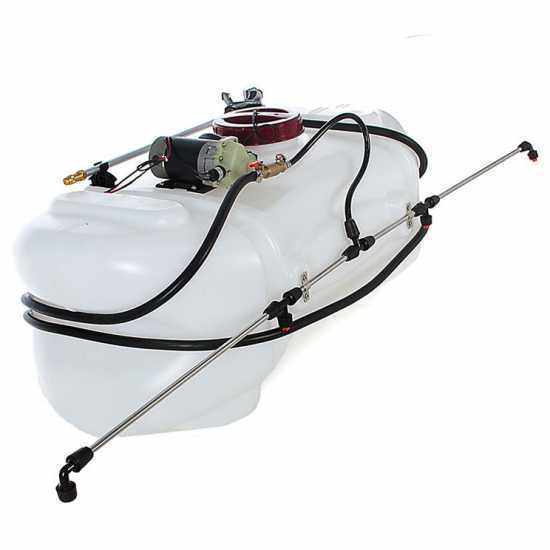 GeoTech CZ100C - Tank f&uuml;r Spritzanwendung f&uuml;r Rasentraktor - Pumpe 12 V - 100 l