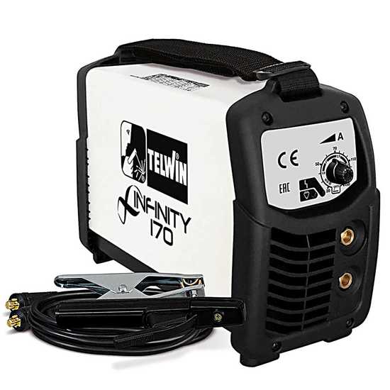 Inverter Schwei&szlig;ger&auml;t Elektrode und TIG mit Gleichstrom Telwin Infinity 170 - 150A - mit Kit