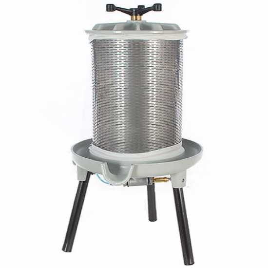 Grifo PEA40 - Pneumatische Obstpresse 40 L - Presskorb aus Edelstahl