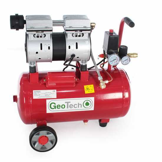 GeoTech S-AC 24.8.10 - Leiser elektrischer Kompressor 24 Lt - Motor 1 PS