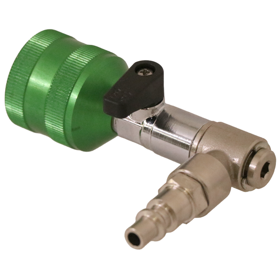 Anschlussstück mit Hahn, drehbar für Verlängerungsschäfte