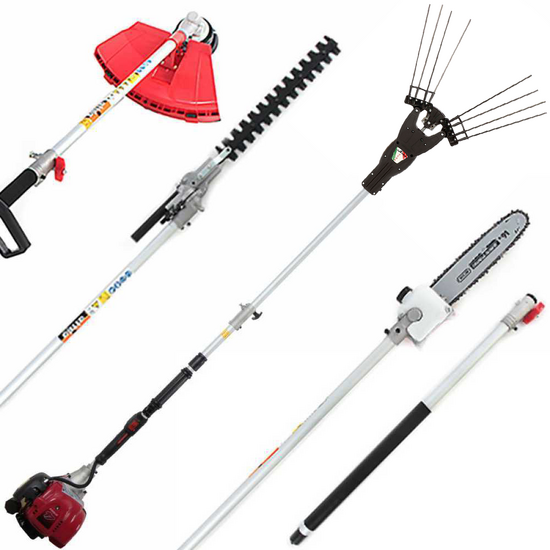 Olivenr&uuml;ttler + Attila Multifunktion- Benzinmotorsense mit Honda Motor GX 25