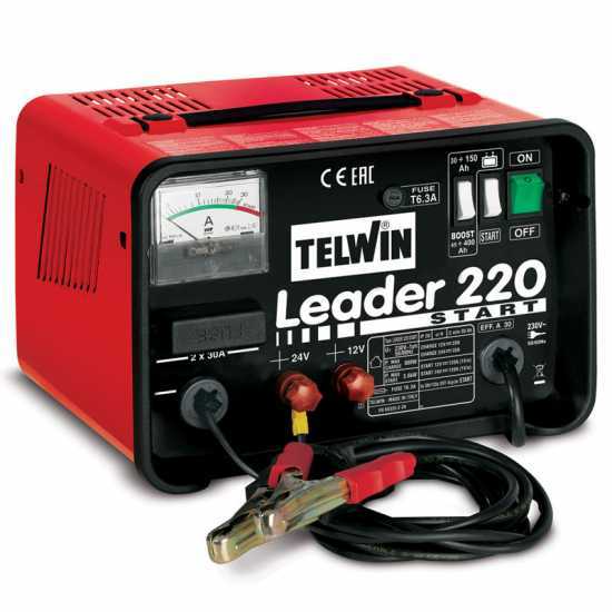 Telwin Leader 220 - Akkuladeger&auml;t und Starter - Batterien WET/START-STOP mit Spannung 12/24V