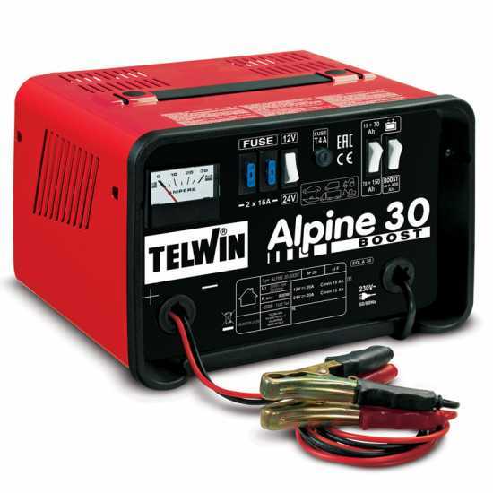 Telwin Alpine 30 Boost - Akkuladeger&auml;t - f&uuml;r Batterien WET mit 12/24 V Spannung - 800 W