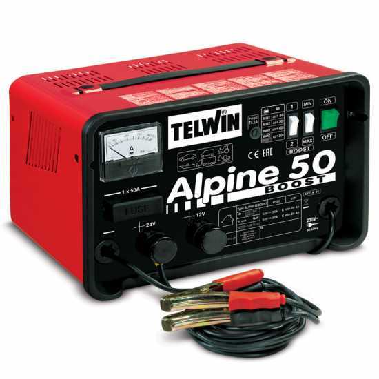 Telwin Alpine 50 Boost - Akkuladeger&auml;t - f&uuml;r Batterien WET mit 12/24 V Spannung - 1000 W