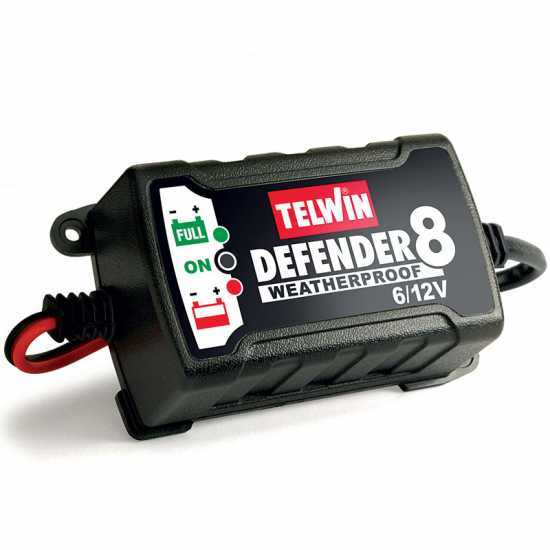 Telwin Defender 8 - Intelligentes Ladeger&auml;t und Erhaltungsladeger&auml;t - Bleibatterien 6/12V