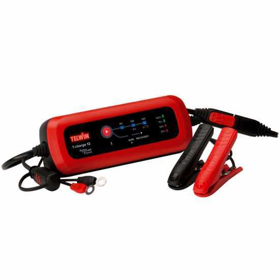 Telwin T-Charge 12 - Ladeger&auml;t/Erhaltungsladeger&auml;t - Batterie f&uuml;r Autos und Motorr&auml;der 6/12V - Batterien AGM