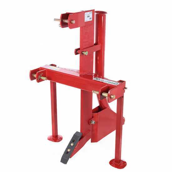 GeoTech PRH - Kabelpflug Drainagepglug mit 1 Zinken - mit seitlichen Stützen