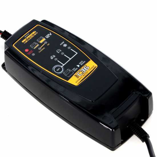 Deca SM C36 - Automatisches Akkuladeger&auml;t - 12V - Batterien f&uuml;r Autos und Motorr&auml;der bis zu 75A