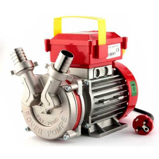 Rover Novax 25-M – Elektrische Umfüllpumpe aus oxidationsbeständiger Legierung – 230 V