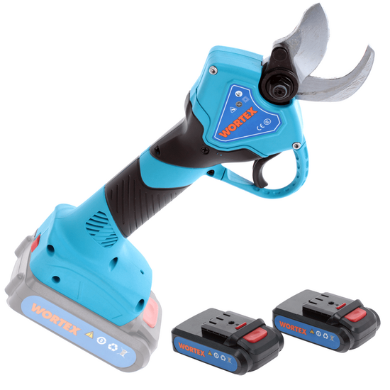 Elektrische Baumschere Wortex Piranha 30-M, Lithium-Ionen Batterie 2 Ah - Schnittdurchmesser max. 27 mm