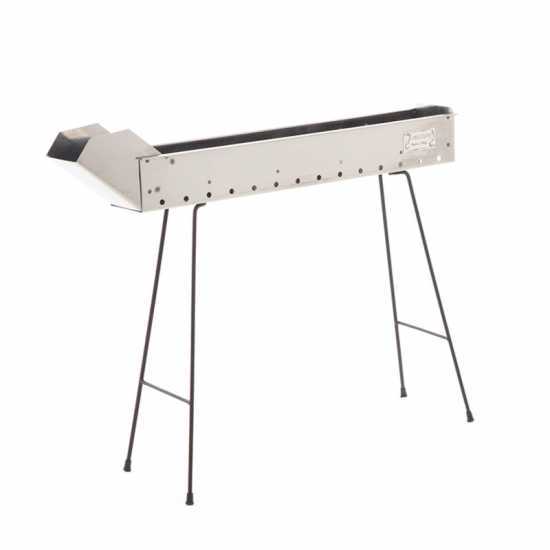 Cruccolini Inox 75 cm - Lammspie&szlig;e-Kohlegrill - Kochfl&auml;che 70 x 10 cm