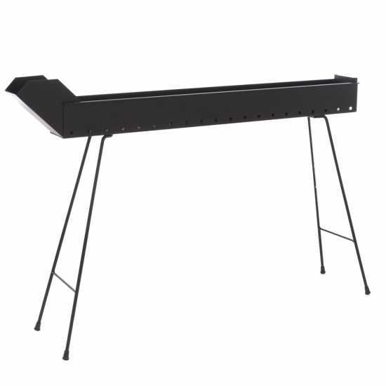 Cruccolini BA15 - Lammspie&szlig;e-Kohlegrill aus Schmiedeeisen 100 cm - Kochfl&auml;che 100 x 11 cm