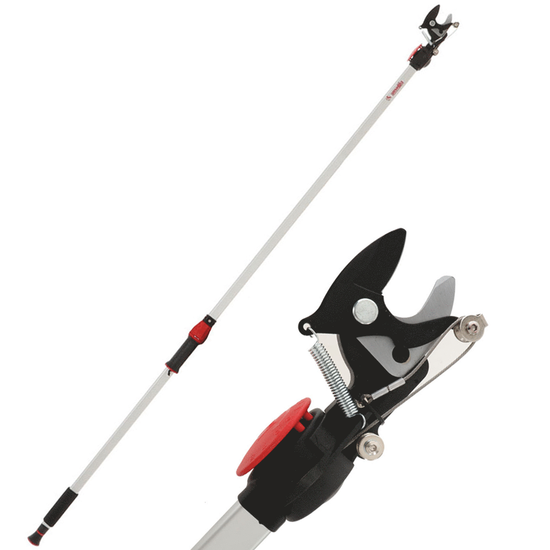 Ausonia - Astschere auf festem Schaft 2m - &Oslash; 35mm - Drehkopfst&uuml;ck - Baumschere