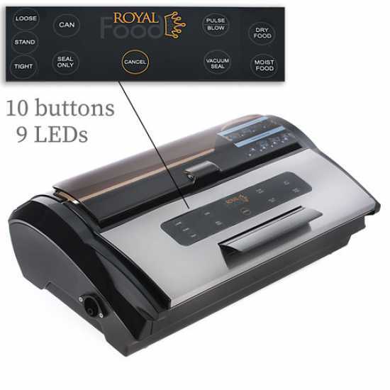 Royal Food RSV 3700 SUPER - Vakuumierger&auml;t - Schwei&szlig;leiste 35 cm 