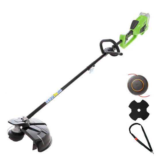Greenworks GD40BC - Akku-Rasentrimmer - 40 V - SOLO - OHNE AKKU UND LADEGER&Auml;T