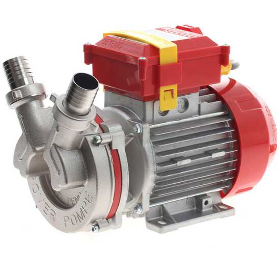 Rover Novax 30-OIL &ndash; Elektrische Umf&uuml;llpumpe f&uuml;r &Ouml;l aus oxidationsbest&auml;ndiger Legierung &ndash; 230 V