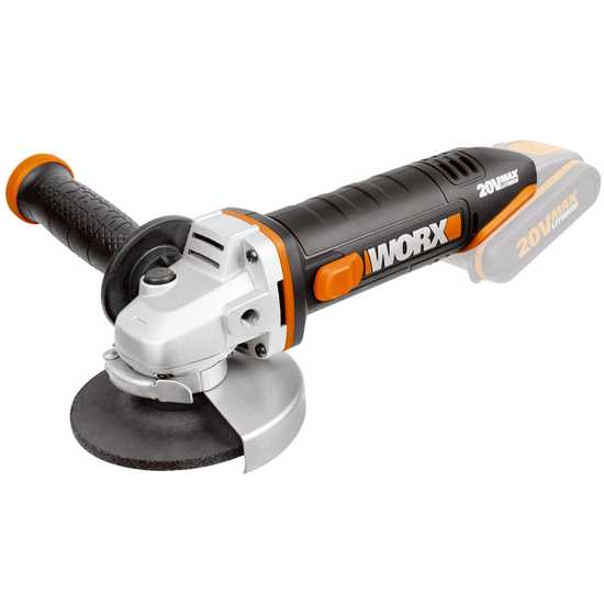 Akku Winkelschleifer 20V Worx WX800.9 - SOLO - OHNE AKKU UND LADEGER&Auml;T