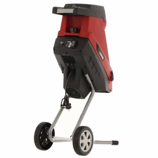 GeoTech ES 2450 BLADES - Elektrischer H&auml;cksler mit umkehrbaren Messern und Auffangwanne