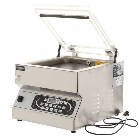 AgriEuro 3700 Top Edelstahl Kammervakuumierer - Schwei&szlig;leiste 35 cm