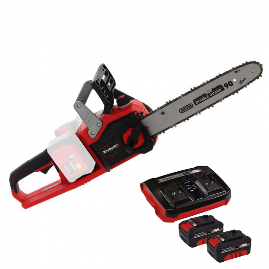 Batteriebetriebene Elektros&auml;ge Einhell GE-LC 36/35 Li -2 Akkus 4Ah 18V