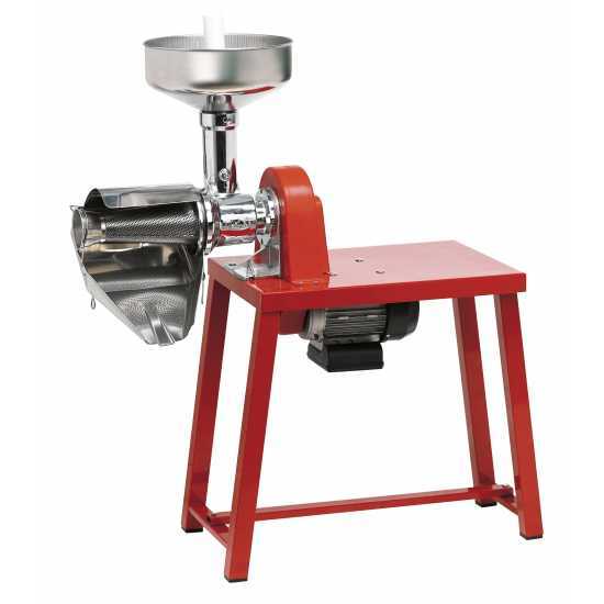 Palumbo Pavi LC INOX - Tomatenpresse mit Elektromotor auf Gestell - 600W
