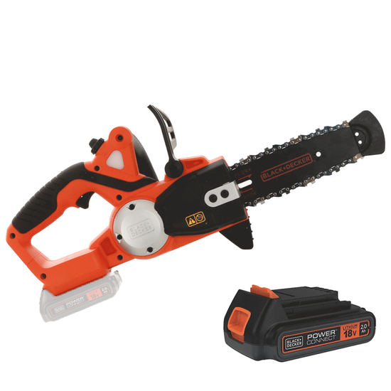 Black &amp; Decker GKC1820L20-QW - Elektro Kettens&auml;ge - Lithium-Akku 18V 2Ah - Schwert 35 cm