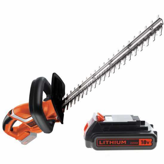 Heckenschere mit Akku Black &amp; Decker GTC1845L20-QW 18V - Akku 2 Ah - Schwert 45 cm