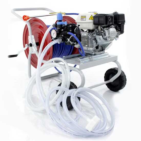 Kit Motorsprühpumpe Comet MC 25 – Honda Motor GP 160 mit Wagen