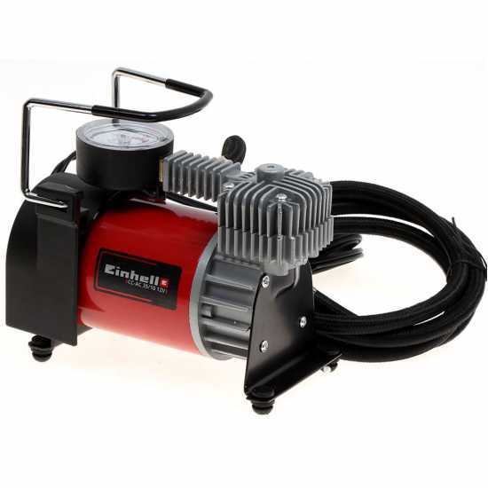 Einhell CC-AC 35/10 12V - Tragbarer kompakter Kompressor f&uuml;r Autos