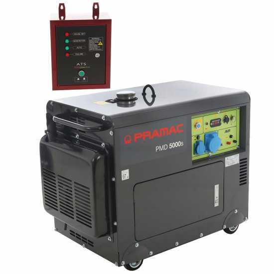 Pramac PMD5000s - Diesel Notstromaggregat 230V - 5 kW - leise - inkl. ATS Notstromautomatik